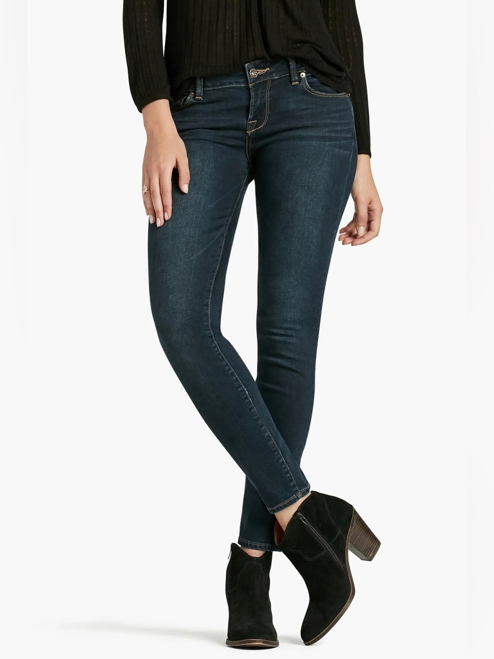 Lucky Brand Lolita Skinny  Dark Indigo Skinny Jeans 8.5 Inch rise Size 10/ 30 R